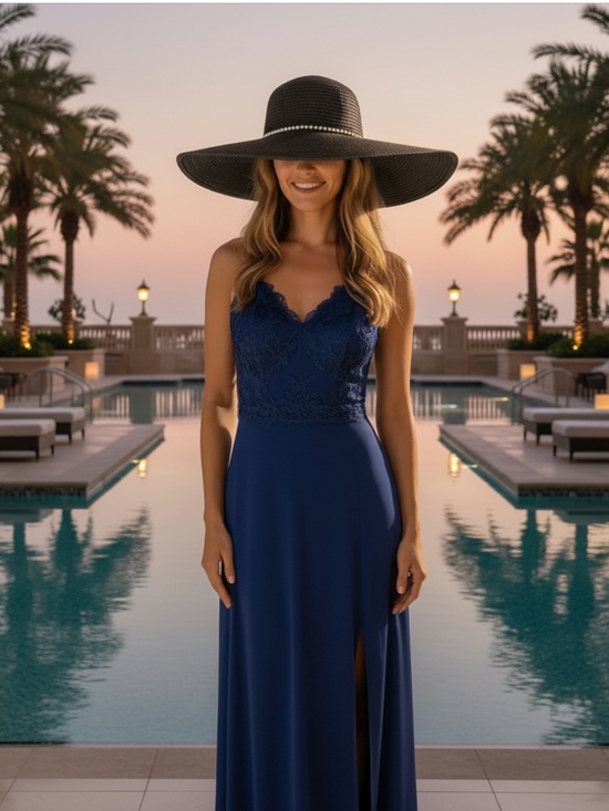 NWT I.N.C. International Concept Oversized Embellished Floppy Hat Seashells Trim main image 8
